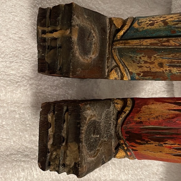 Vintage (probably antique) religious art/icons. Matthew and John? Wall CandleHld - Picture 15 of 15